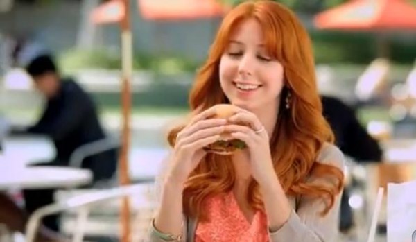 commercial in new wendys Hot redhead